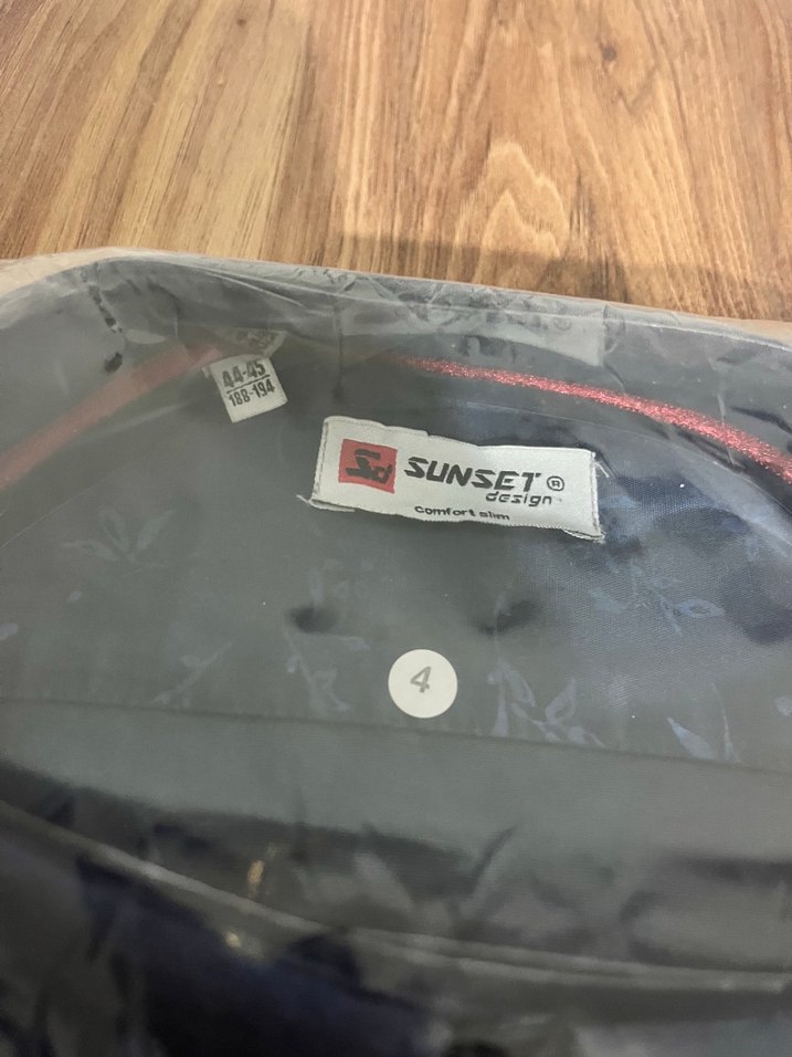 Mavi Baskılı mavi Kollu Erkek Gömlek - Görsel 2