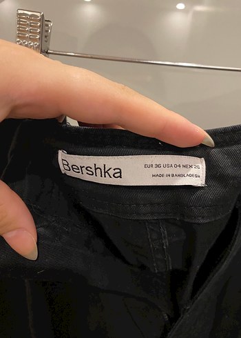 s Beden siyah Renk Kadın Siyah Kemerli Loose Fit Denim Pantolon