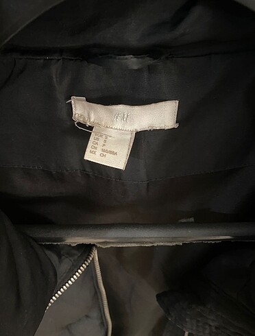 s Beden H&m siyah puffy şişme oversize mont