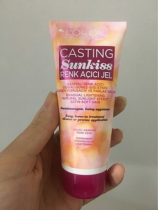 Loreal parıs renk açıcı jel