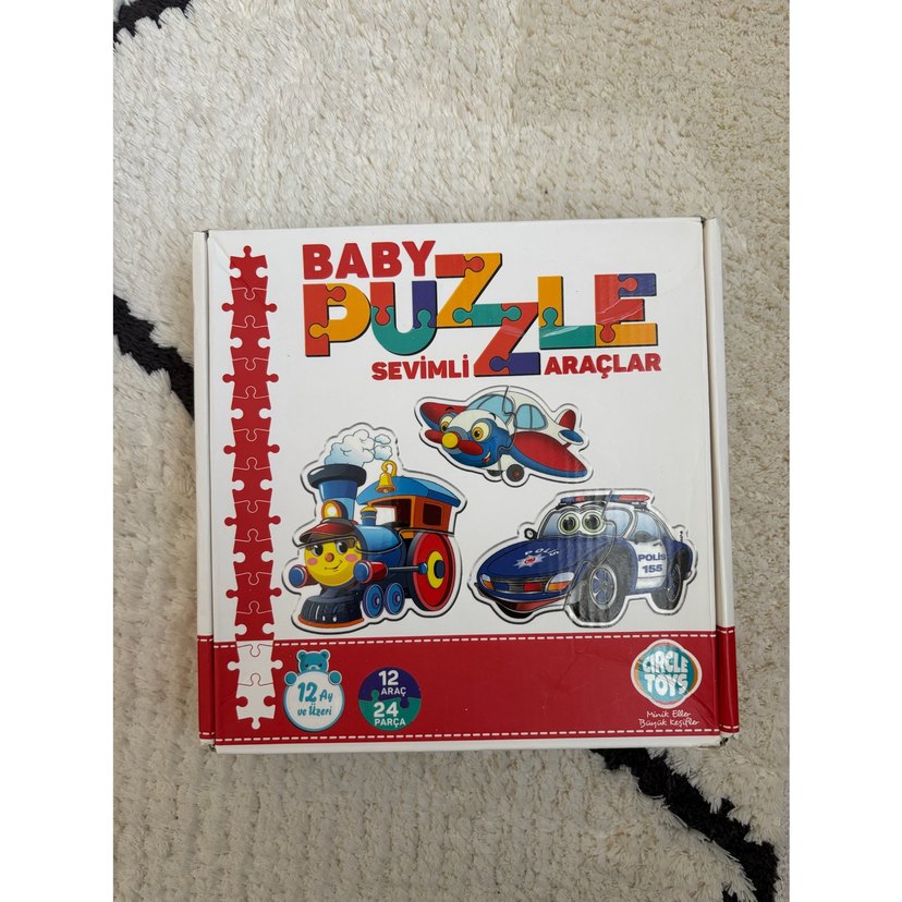 Baby Puzzle Seti - Orman, Çiftlik ve Araçlar - Görsel 5