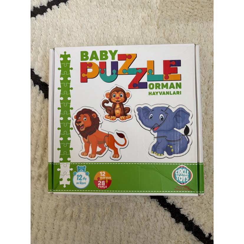 Baby Puzzle Seti - Orman, Çiftlik ve Araçlar - Görsel 3