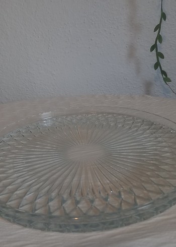 Vintage Kesme Desenli Cam Tabak - Görsel 3