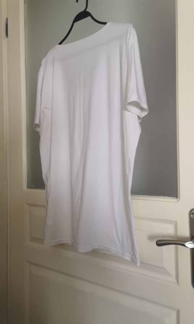 Kısa Kollu, Rahat Kesim büyük beden pareo pullu - Görsel 4