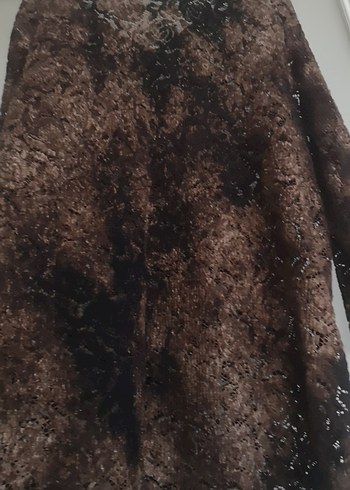 Dantelli markalı tunik bluz - Görsel 9