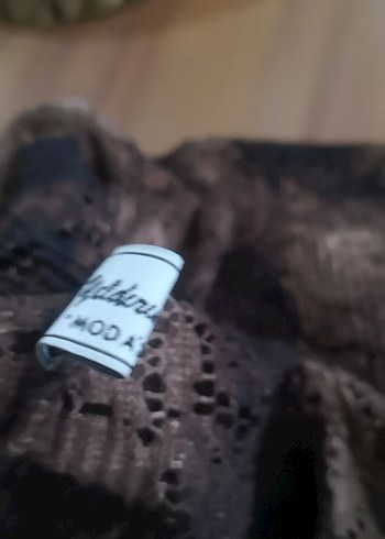 Dantelli markalı tunik bluz - Görsel 12