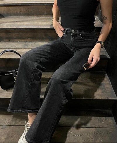 Zara Siyah palozzo