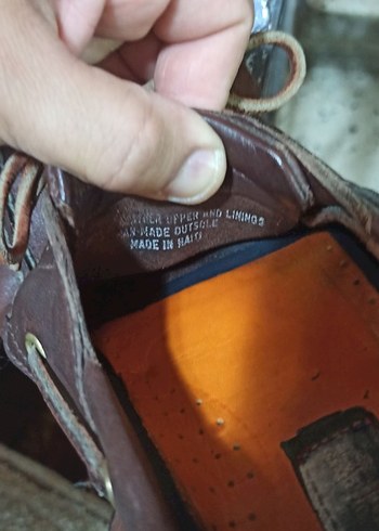 Timberland orijinal Kahverengi Deri Erkek Klasik Ayakkabı - Görsel 5