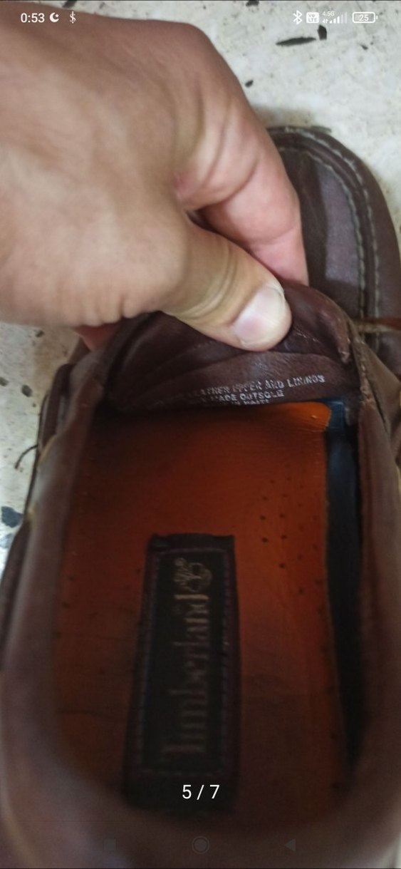 Timberland orijinal Kahverengi Deri Erkek Klasik Ayakkabı - Görsel 3