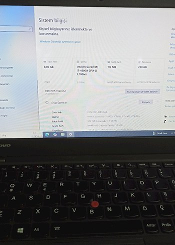 Lenovo ThinkPad dizüstü bilgisayar - Görsel 8