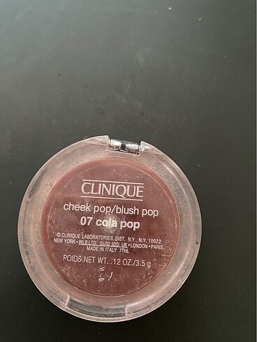 Beden Clınıque cheek pop 07 cola pop