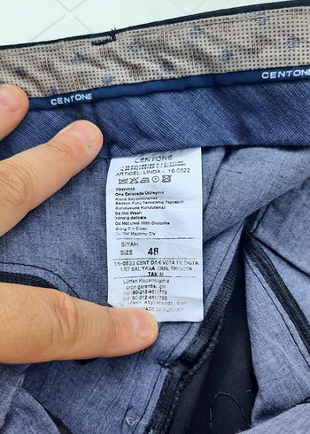 centone siyah pantolon