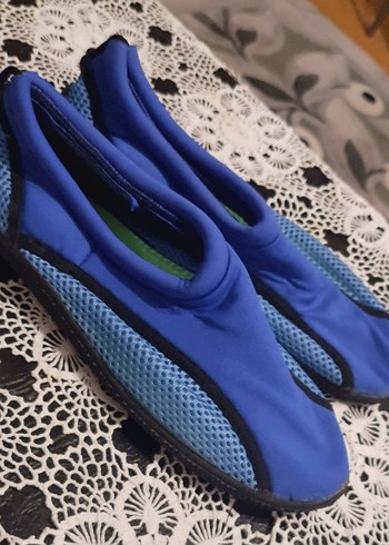 Mavi Erkek Su Ayakkabısı Kaydırmaz Toka Detaylı - Görsel 3