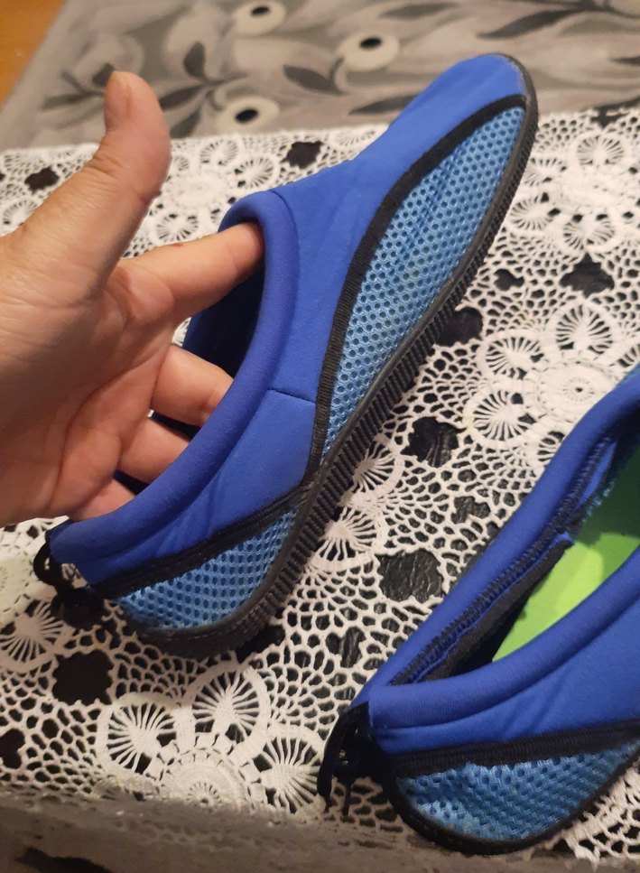 Mavi Erkek Su Ayakkabısı Kaydırmaz Toka Detaylı - Görsel 5