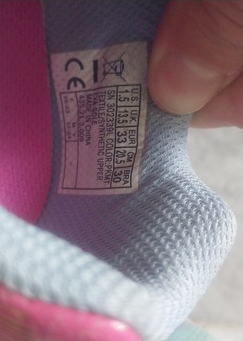 Kız Çocuk Pembe Bağcıksız Spor Ayakkabı - Görsel 7