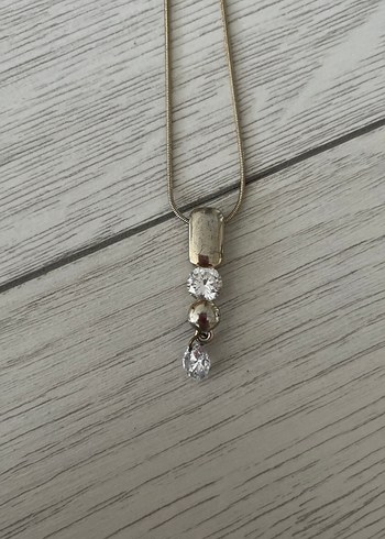 Bej Zincir Detaylı Midi Kadın Kolye - Görsel 2