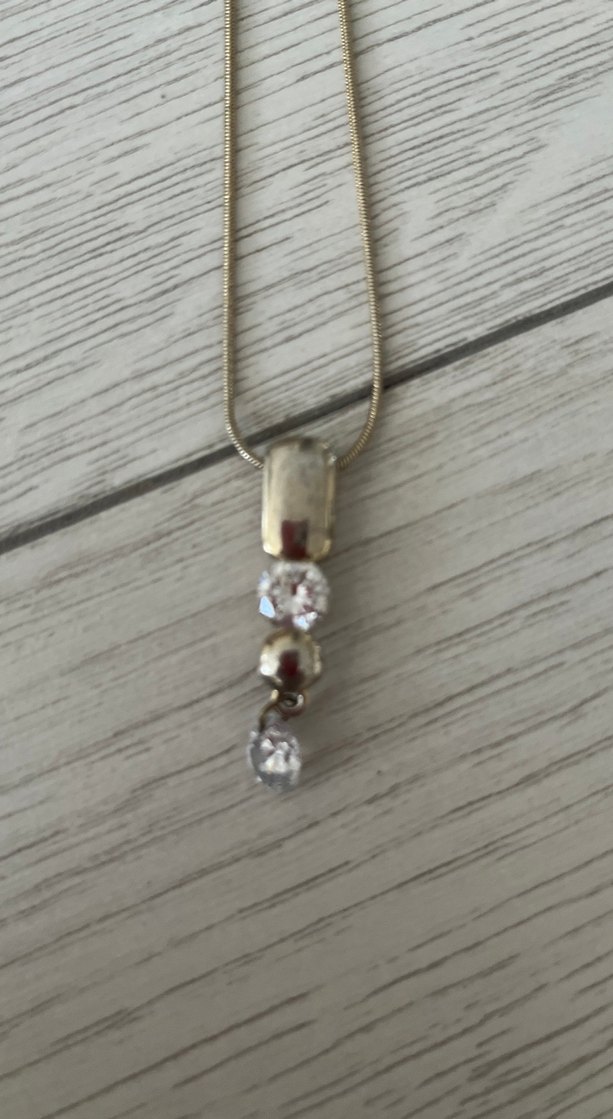 Bej Zincir Detaylı Midi Kadın Kolye - Görsel 4