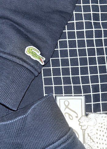 Mavi Bağlama Desenli Midi Hamile Etek - Görsel 11