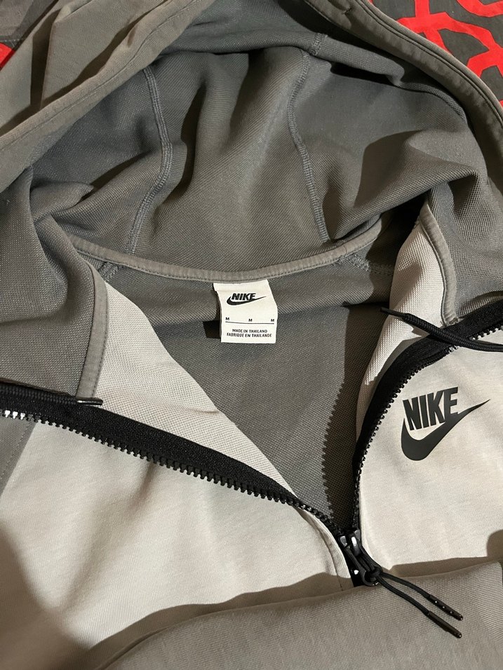 Nike Gri Fermuarlı Erkek Eşofman Takımı - Görsel 2