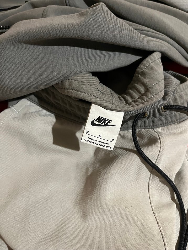 Nike Gri Fermuarlı Erkek Eşofman Takımı - Görsel 4