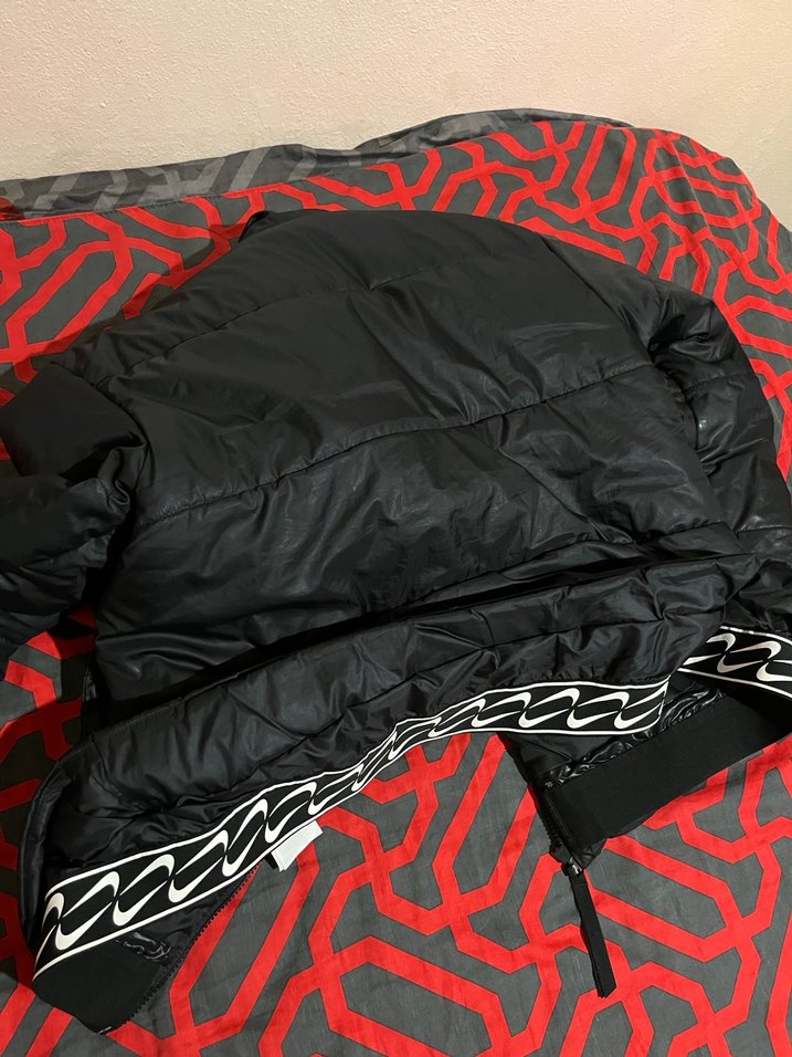 Kadın Siyah Deri Kapüşonlu Mont - Görsel 4