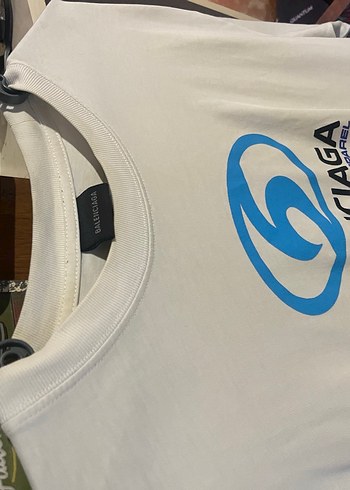 Balenciaga Baskılı Beyaz Erkek Tişört - Görsel 3