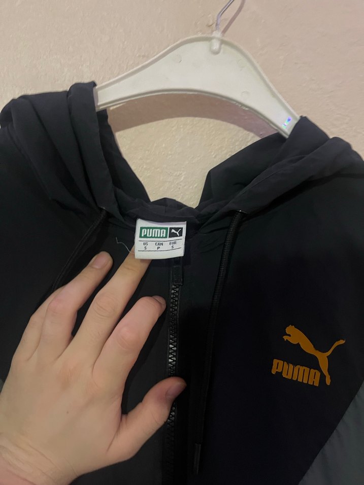 PUMA VINTAGE Gri Baskılı Erkek Rüzgarlık - Görsel 2