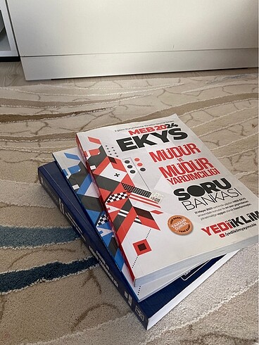EKYS MÜDÜR ve MÜDÜR YARDIMCILIĞI SINAVINA HAZIRLIK 3 KİTAP