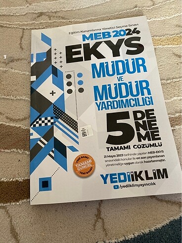 Beden EKYS MÜDÜR ve MÜDÜR YARDIMCILIĞI SINAVINA HAZIRLIK 3 KİTAP