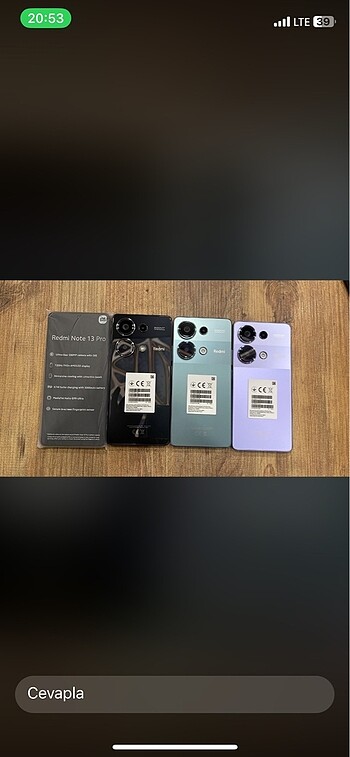 Redmi 13 Pro 256 gb 8+8 rm 4g sıfır yurtdışı