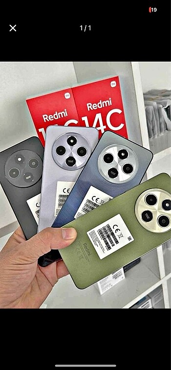 Redmi 14c 256gb 8+8 rm sıfır yurtdışı 67w şarj dahil