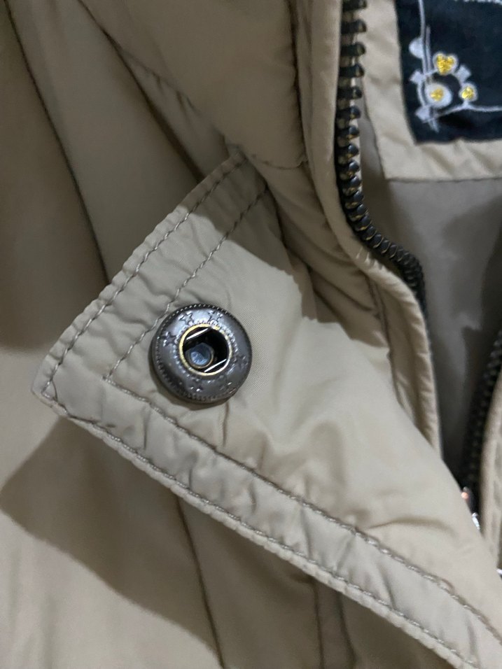 Bej Kadın Fermuarlı Sokak Stili Kaban - Görsel 5