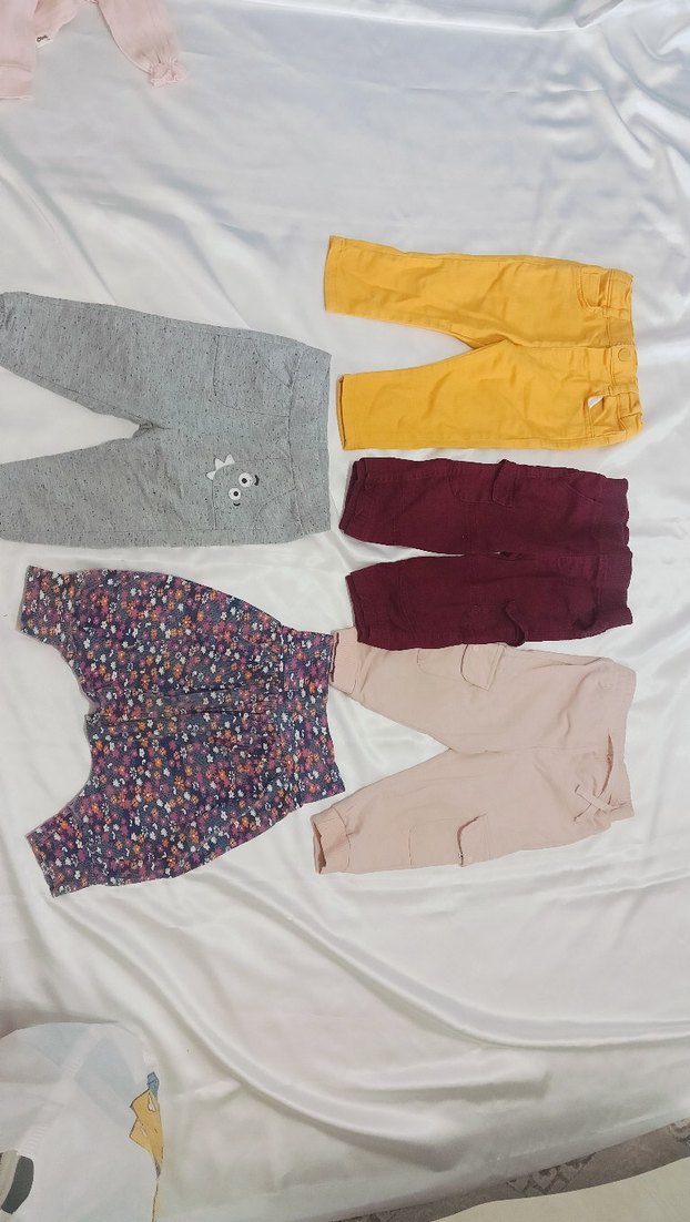 Pembe Nakışlı Bebek Kız Takımı - Görsel 3