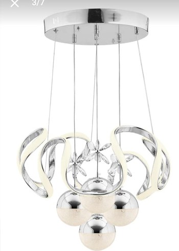 Beyaz Modern Sarkıt Avize - Görsel 3