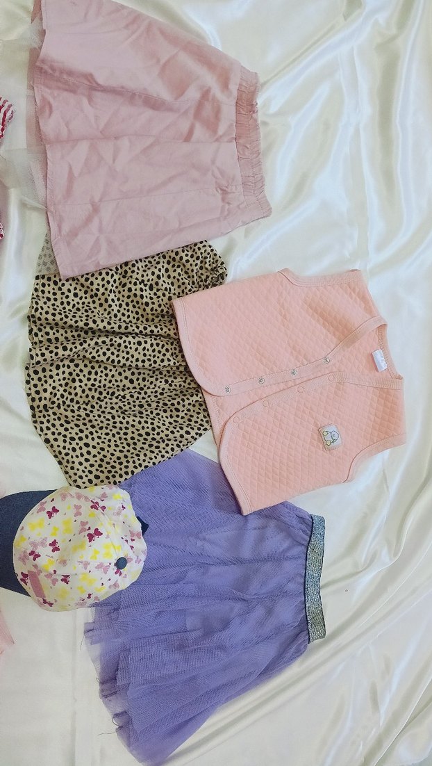 Pembe Pilili Kız Çocuk Eteği - Görsel 5