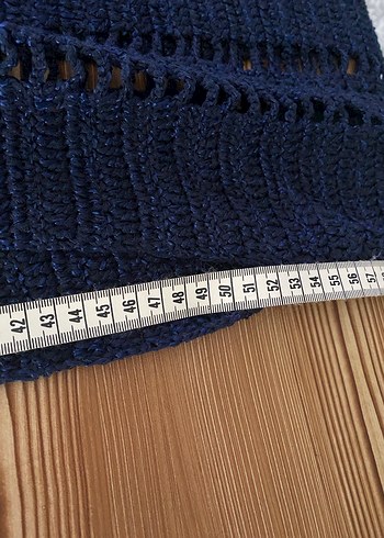 Lacivert Örgü Bohem Kadın Kazak38-40 - Görsel 5