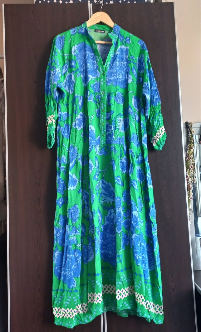 Uzun Bohem Elbise - Görsel 2