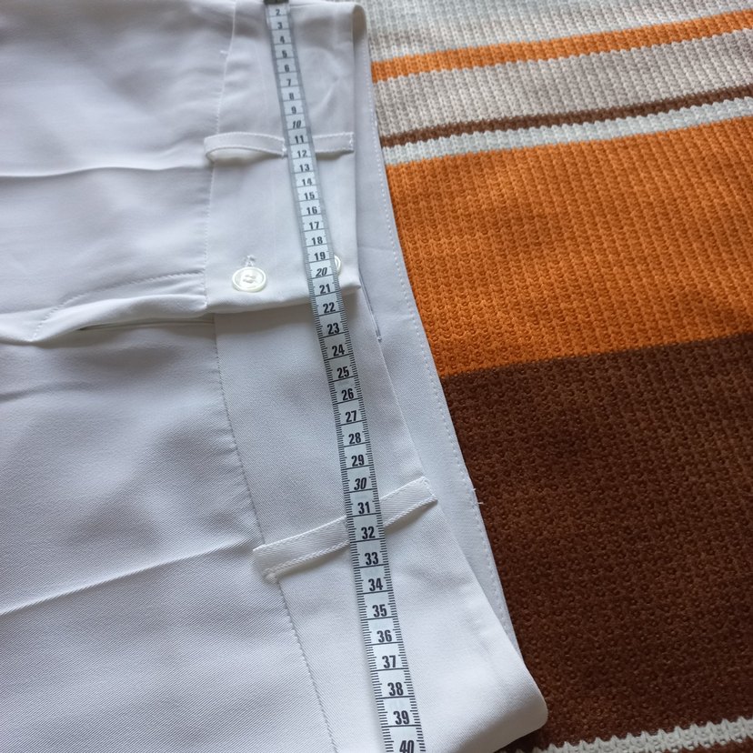 SLN Beyaz Kadın Kumaş Pantolon - Görsel 3