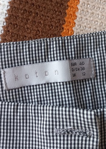 Koton kapri pantalon - Görsel 2