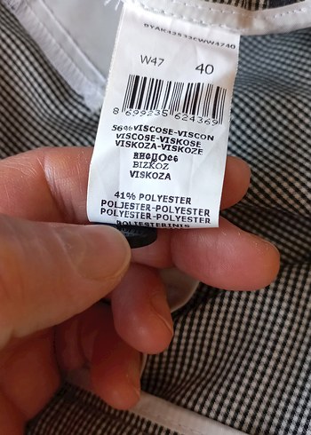 Koton kapri pantalon - Görsel 3