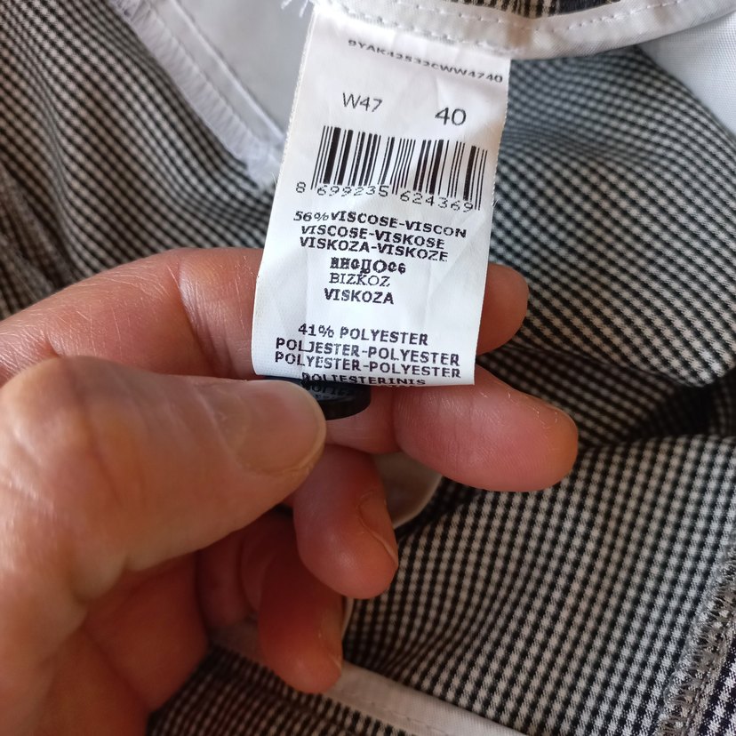 Koton kapri pantalon - Görsel 3