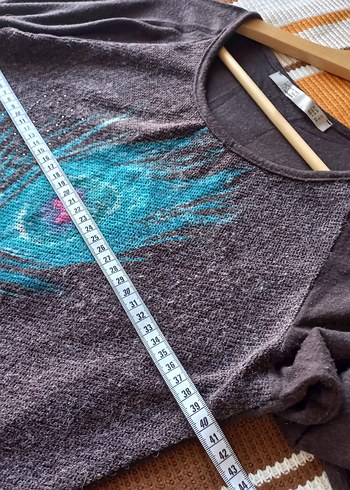 Bohem Uzun Kollu Triko Bluz - Görsel 4