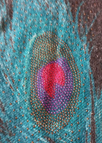 Bohem Uzun Kollu Triko Bluz - Görsel 6