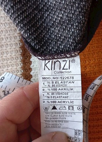 Bohem Uzun Kollu Triko Bluz - Görsel 8