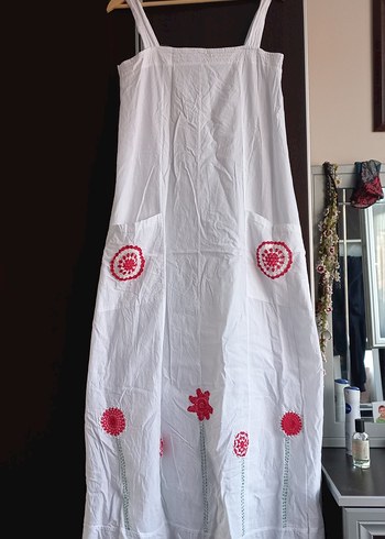 Bohem Nakışlı elbise - Görsel 2