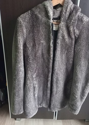 Pull&bear pelüş mont - Görsel 2