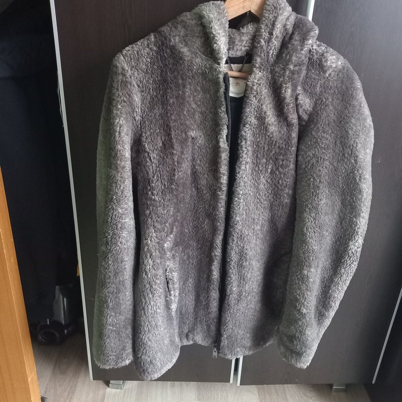 Pull&bear pelüş mont - Görsel 2