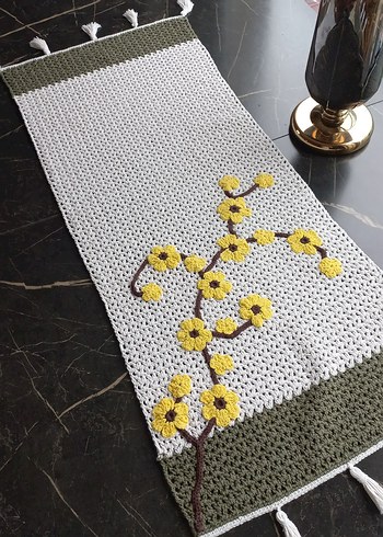 Runner ve sehpa örtüsü - Görsel 6