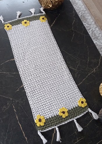 Runner ve sehpa örtüsü - Görsel 4