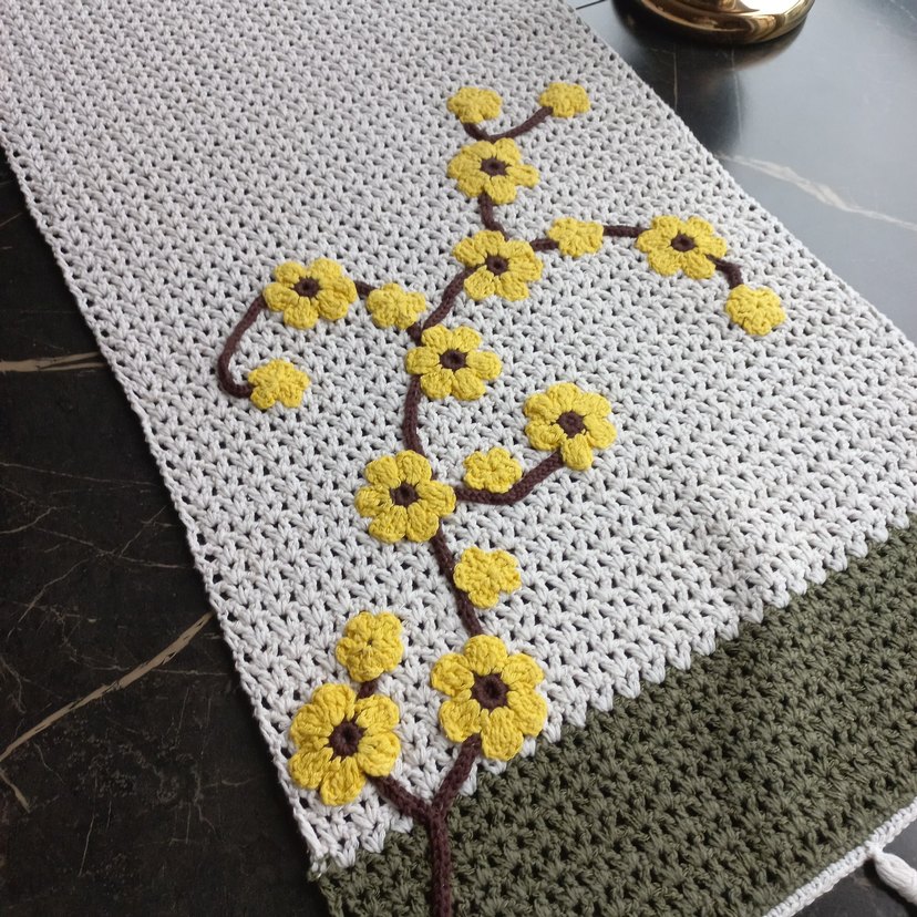 Runner ve sehpa örtüsü - Görsel 3